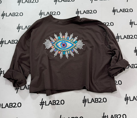 Felpa Eye Cioccolato