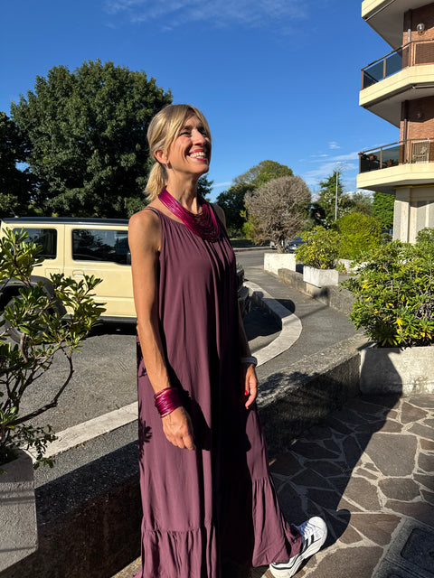Susanna Plum Dress