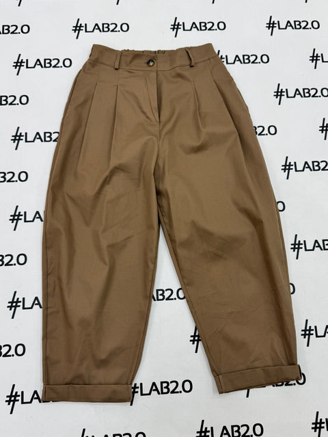 Pantalone Giorgia Cotton Camel