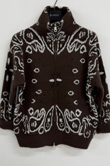 Maglione Bandana Marrone