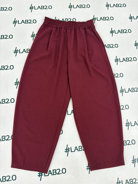 Pantalone Noemi Bordeaux