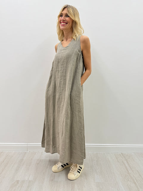 Lina Taupe Dress  Lab 2.0 Shop