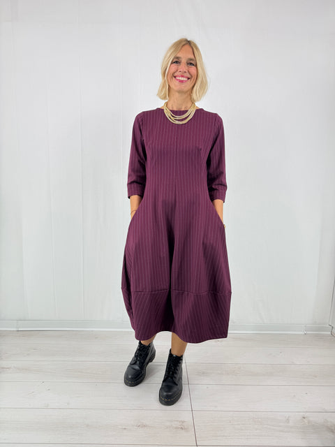 Abito Ginny Bordeaux