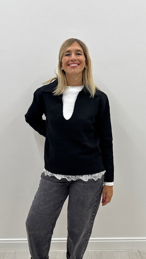 jersey Clotilde Negro