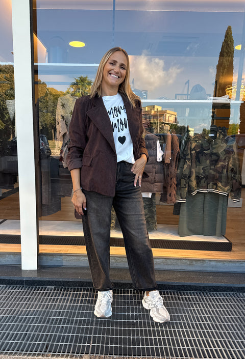 Blazer Romina Marrone