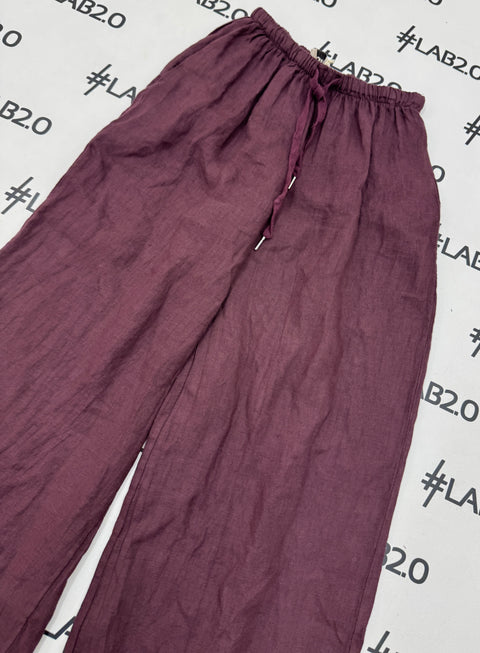 Pantalón Giusy burdeos