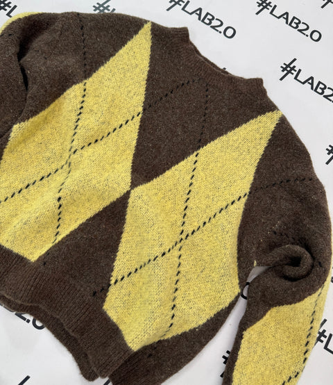 Maglione Diana Marrone Giallo