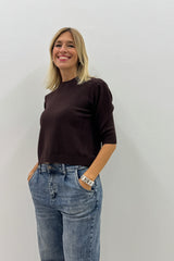 Maglioncino Audrey Marrone