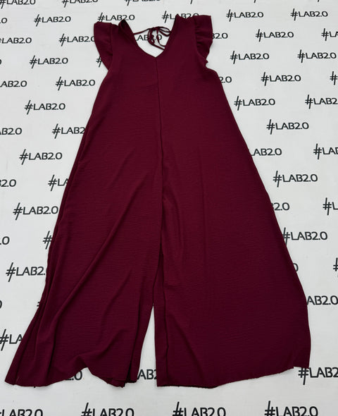 Arianna Burgundy Jumpsuit