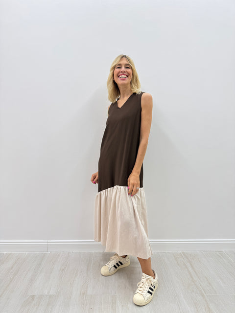 Abito Irma Marrone