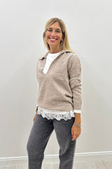 Jersey Clotilde Beige