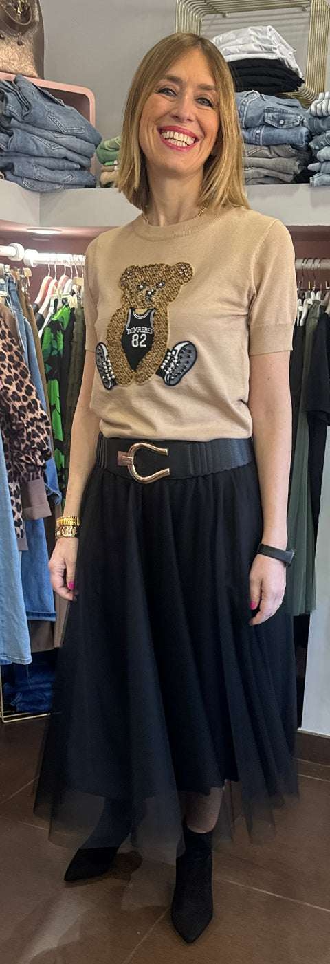 Maglia Bear Biscotto