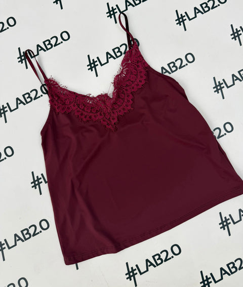 Top Elettra Bordeaux