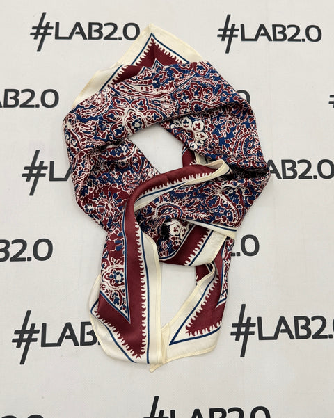 Foulard Cachemire Bordeaux