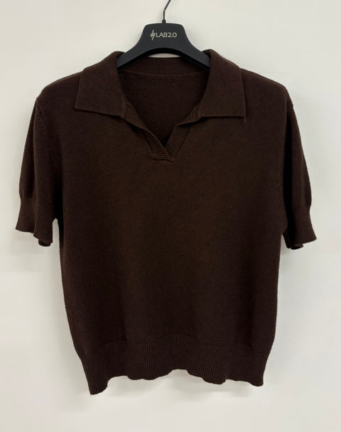 Polo Virginia Marrone