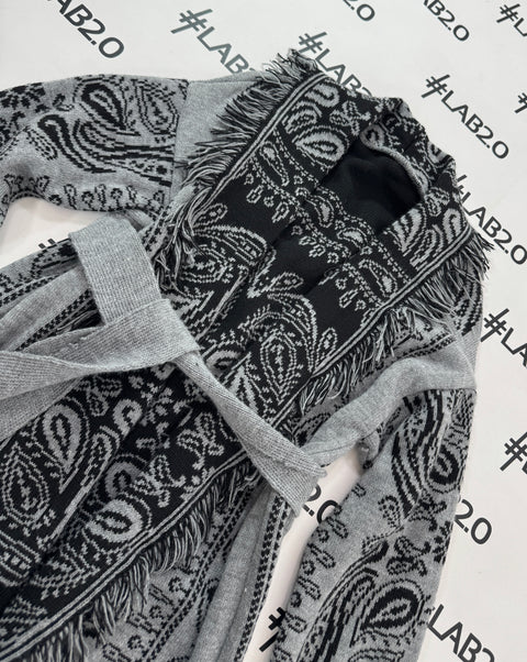 Cardigan Bandana Grigio