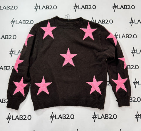 Maglione Stars Marrone