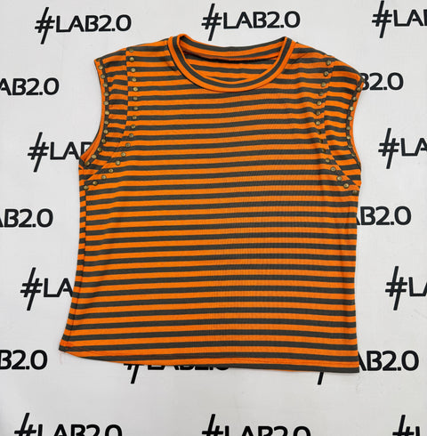 T-shirt Mina orange militaire