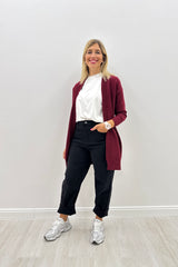 Cardigan Valeria Bordeaux
