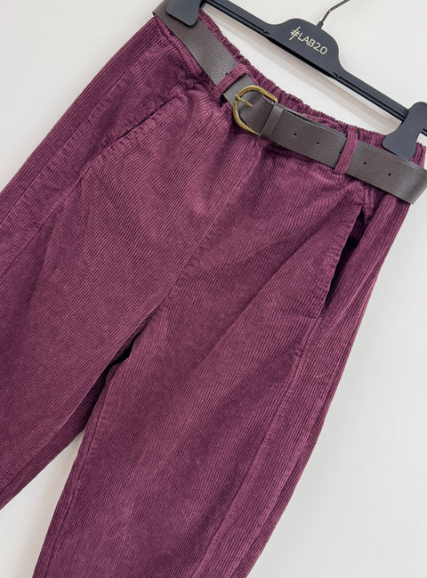 Pantalone Nadia Bordeaux