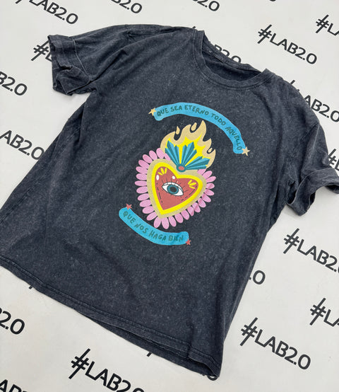 T-shirt Heart Delavè