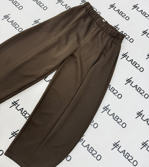 Rhianna Brown Barrel Trousers