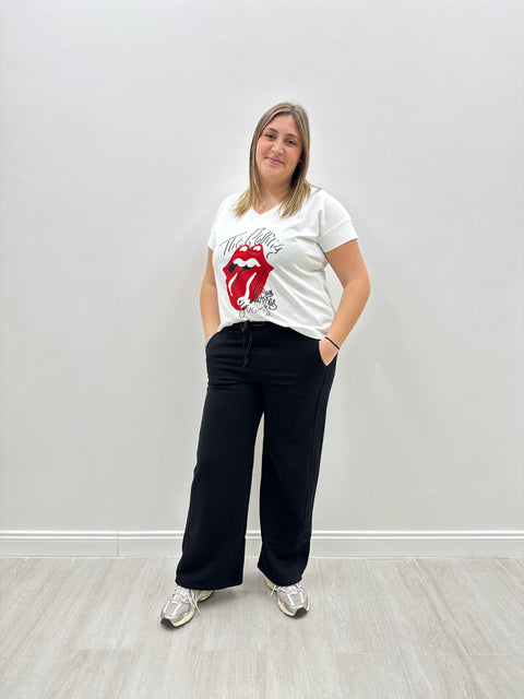T-Shirt Stone Bianca