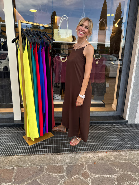 Vestido Betta Marrón