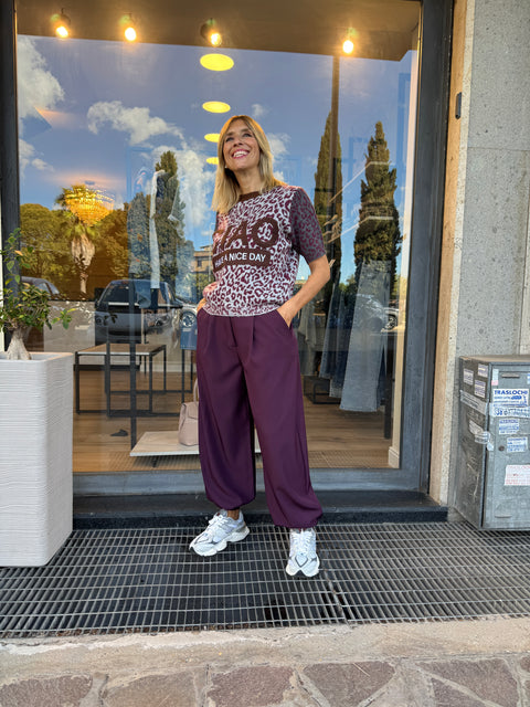 Pantalone Elisa Prugna