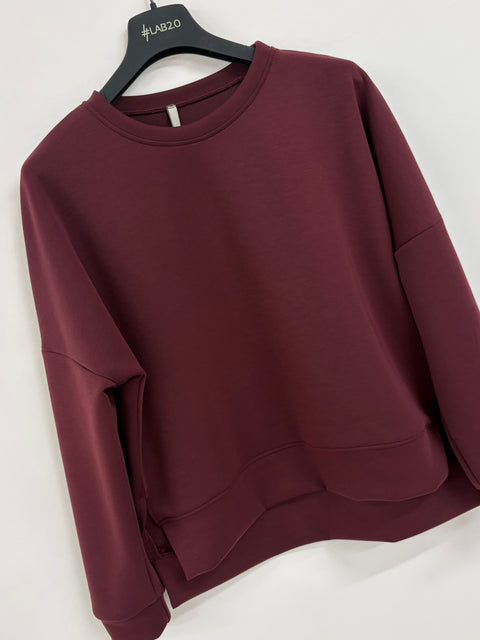 Rhianna Burgundy Sweatshirt