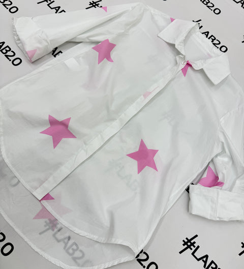 Pink star shirt