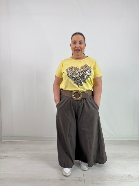 T-Shirt  Dora Gialla Curvy