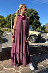 Susanna Plum Dress