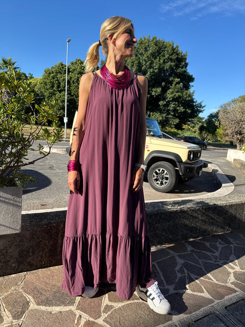 Susanna Plum Dress