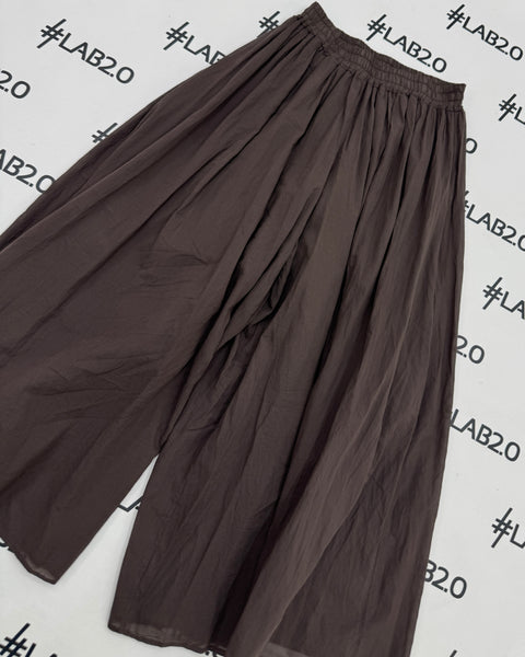 Giuliana Brown Culotte Trousers