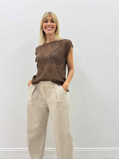 Brown Samy Vest