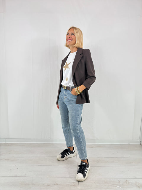 Blazer Moon Cioccolato