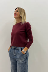 Maglioncino Beatrice Bordeaux