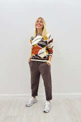 Pantalone Momy Marrone