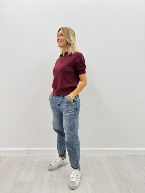 Polo Virginia Bordeaux