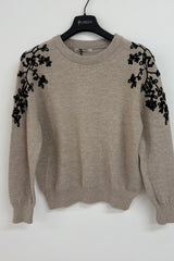 Pull Taupe Élégant   