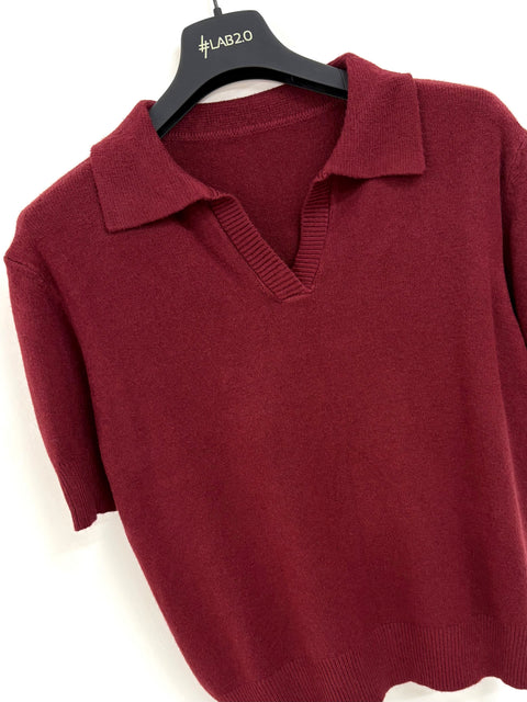 Polo Virginia Bordeaux