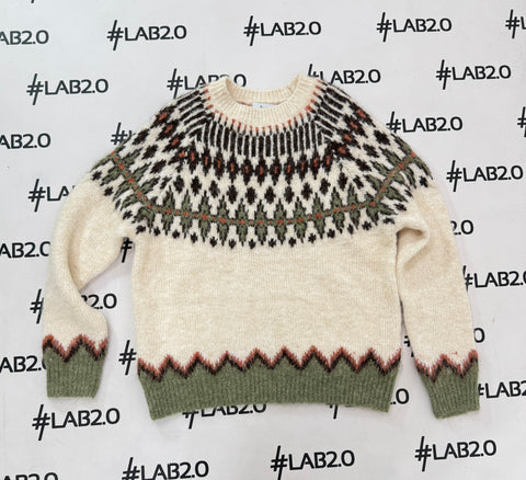 Maglione Etnic Panna