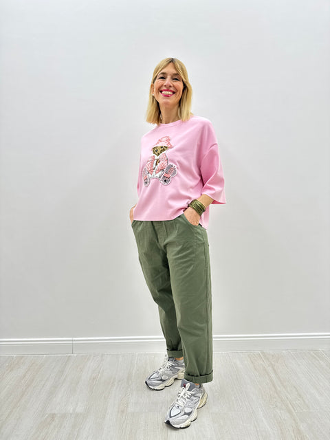 Maglietta  Pink Bear