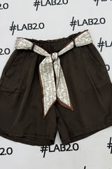 Pantaloncino Alle Marrone
