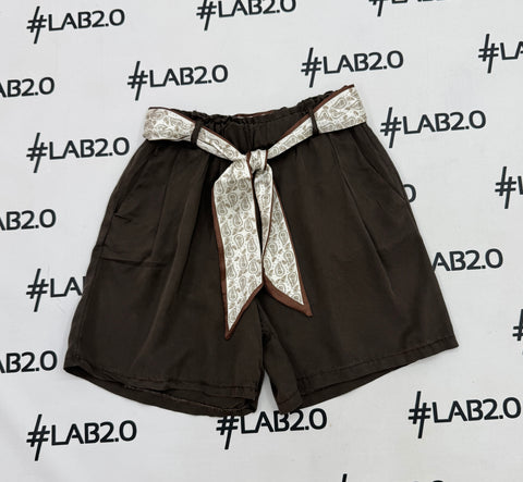 Pantaloncino Alle Marrone