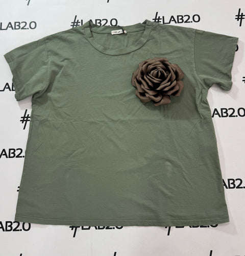 T-Shirt  Fiore Militare Curvy