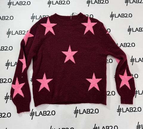 Maglione Stars Bordeaux