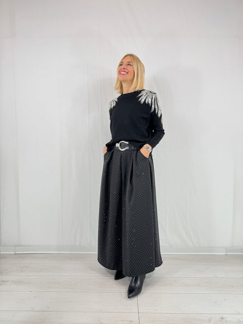 Panta-gonna Laura SHINE Nero