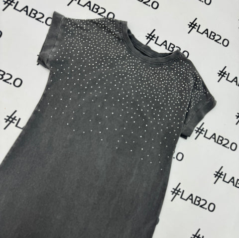Brill Washed Grey Dress
